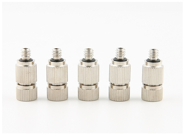 Easy Slip Lock Water Mist Nozzles for Mist Maker Outdoor Mist Cooling System Fog Machine
