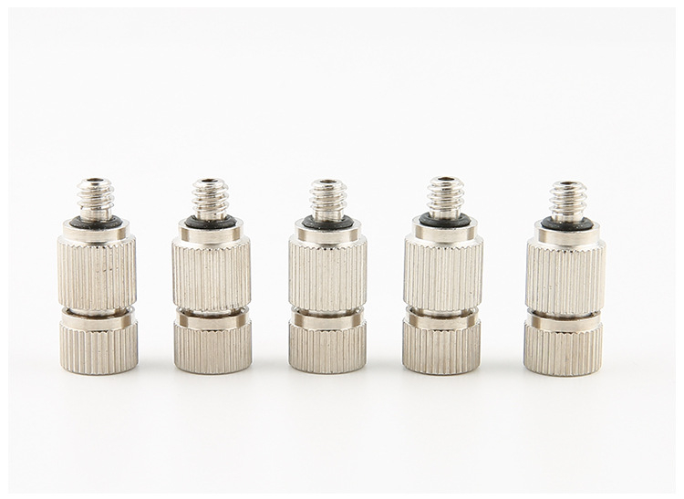 Easy Slip Lock Water Mist Nozzles for Mist Maker Outdoor Mist Cooling System Fog Machine