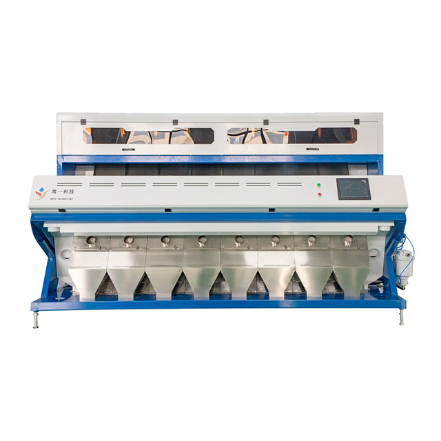Multipurpose Large Capacity 8 Chutes Food Processing Machine Wheat Color Sorting Machine