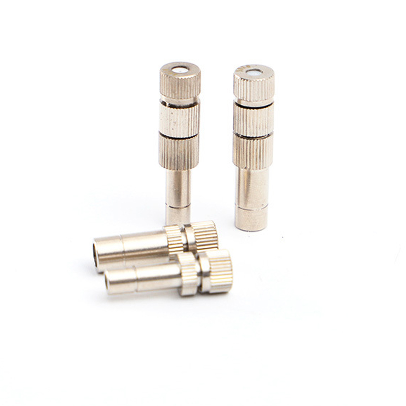 Leak-Proof Push-in Quick Connect Brass Fog Mist Nozzle Kit for Disinfecting Spray System